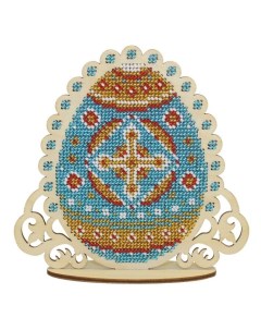 Набор для вышивания Синее пасхальное яйцо Щепка