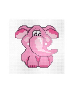 Набор для вышивания Розовый слоник Luca-s