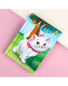 Блокнот А7 Marie 64 листа в твердой обложке Коты аристократы Disney