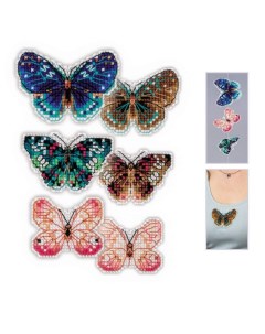 Набор для вышивания Парящие бабочки 1997АС Риолис (сотвори сама)