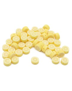 Бусины из полимерной глины Лимон 50 шт Astra&craft