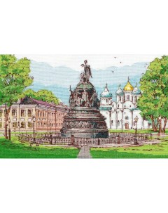 Набор для вышивания Памятник Тысячелетие России Великий Новгород Овен