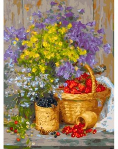 Картина по номерам Летние ягоды Белоснежка