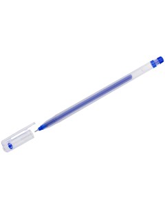 Ручка гелевая Multi Jell синяя 0 4мм игольчатый стержень 12шт Crown