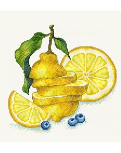 Набор для вышивания Сочный лимон Сделано с любовью