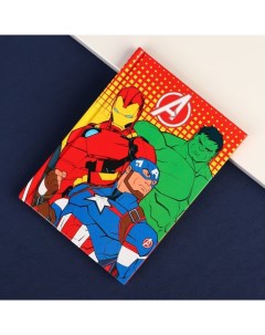 Блокнот А6 40 листов в твердой обложке Мстители Marvel