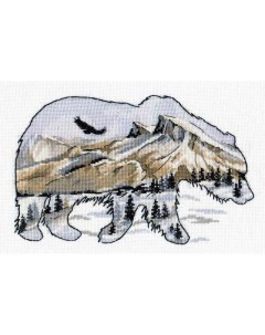Набор для вышивания В мире животных Медведь Овен