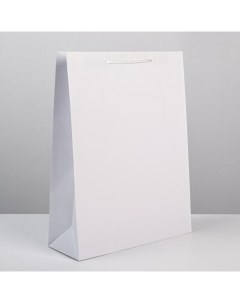 Пакет ламинированный Белый L 28 х 38 х 9 см Доступные радости