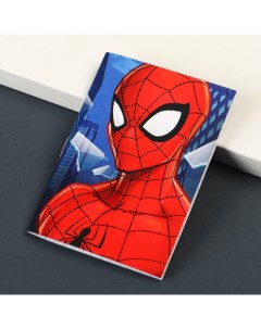 Блокнот А7 на скрепке 16 листов Человек паук Marvel