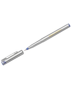 Ручка капиллярная Micropoint синяя 0 5мм одноразовая 12шт Luxor