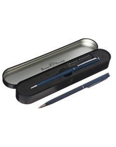 Ручка шариковая поворотная 0 7 мм PALERMO стержень синий металлический к Bruno visconti