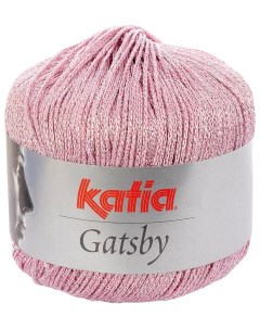 Пряжа Gatsby 21 розовый серебро 5 шт по 50 г Katia