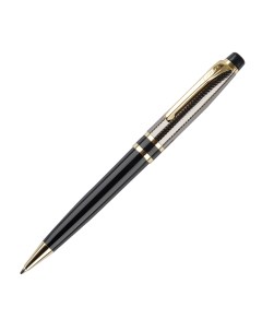 Ручка шариковая Futura синяя 0 7 мм корпус черный золото поворотный механизм фут Luxor