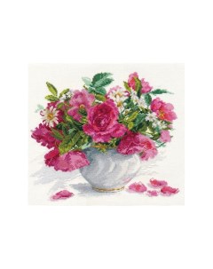Набор для вышивания Цветущий сад Розы и ромашки136129 Alisa