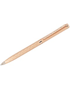 Ручка шариковая Гамма Aurora CPs_11414 корпус золото синяя 1 мм 1 шт Delucci