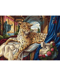 Картина по номерам Римский леопард 30x40 Белоснежка