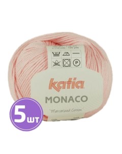 Пряжа Monaco 08 бледно розовый 5 шт по 50 г Katia