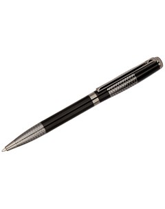 Ручка шариковая Гамма Vivo CPs_11629 корпус черный серебро синяя 1 мм 1 шт Delucci
