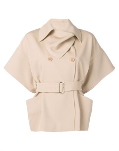 Max mara двубортный пиджак auronzo нейтральные цвета Max mara