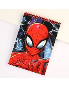 Блокнот А5 на гребне 40 листов Человек паук Marvel
