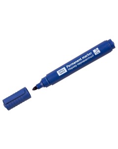 Набор маркер перманентный 8004А 265703 12 штук синий 3 мм пулевидный Officespace