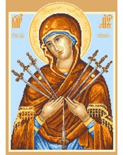 Набор для вышивания Икона Богородица Семистрельная Матренин посад