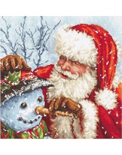 Набор для вышивания Santa Claus and Snowman 919 Letistitch