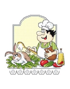Набор для вышивания Кролик со сметаной Сделано с любовью