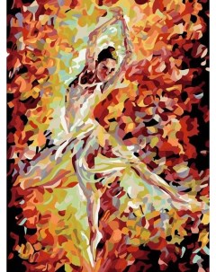 Картина по номерам Балерина 30x40 Белоснежка