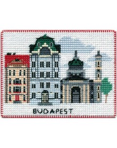 Набор для вышивания Магнит Столицы мира Будапешт Овен