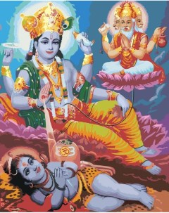 Картина по номерам Вишну Брахма и Шива calm 015 Живопись по номерам