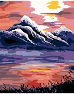 Картина по номерам Завораживающие горы 40x50 Живопись по номерам