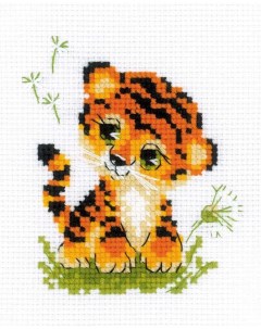 Набор для вышивания Крошка Тигр 1995 Риолис (сотвори сама)