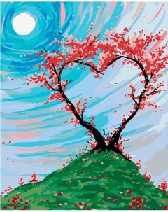 Картина по номерам Дерево сердце День 40x50 Живопись по номерам