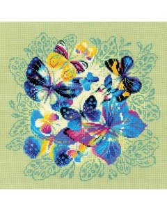 Набор для вышивания Панно Яркие бабочки Риолис (сотвори сама)