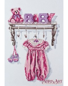 Набор для вышивания Малыш Девочка Абрис арт