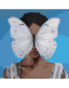 Картина по номерам Девушка бабочка Живопись по номерам