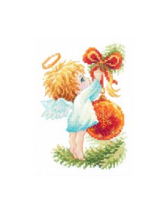 Набор для вышивания Ангел Рождества 160 001 10х15 см Чудесная игла