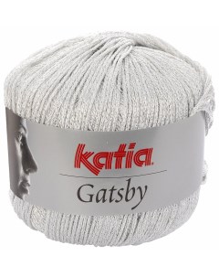 Пряжа Gatsby 88500 белый серебро 5 шт по 50 г Katia