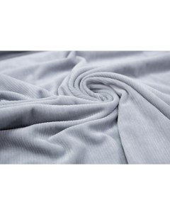 Ткань DT5078 Вельвет трикотажный серый жемчужный 100x146 см Unofabric
