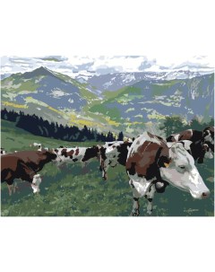 Картина по номерам Альпийская Милка 30x40 Живопись по номерам