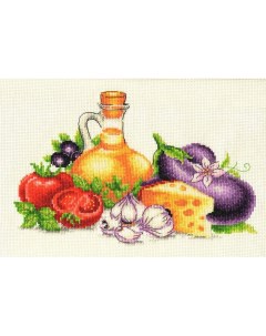 Набор для вышивания Овощной натюрморт Многоцветница