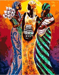 Картина по номерам Африканские мотивы 40x50 Живопись по номерам