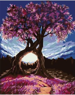 Картина по номерам Розовое дерево 50x40 Живопись по номерам