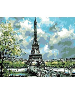 Картина по номерам Весна в Париже 40x50 Живопись по номерам