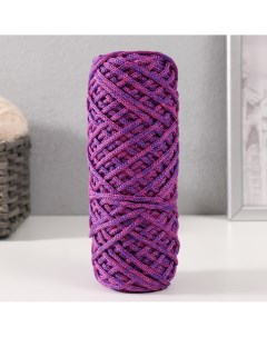 Шнур для вязания 35 хлопок 65 полипропилен 3 мм 85м 160 10 гр фуксия фиолетовый Nobrand