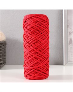 Шнур для вязания 35 хлопок 65 полипропилен 3 мм 85м 160 10 гр красный Nobrand