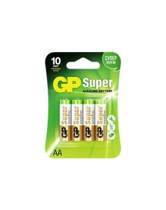 Батарейки GP Super Alkaline АА LR6 15A 4 Gp batteries