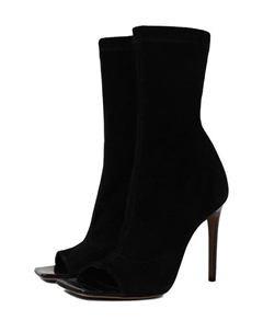 Замшевые ботильоны Amanda Paris texas