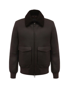 Кожаный бомбер Mvst